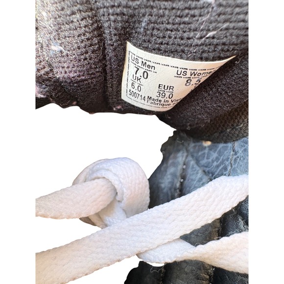 Vans Sk8-Hi Floral Rose Checkerboard Cream White Sneakers Mens 7 Womens 8.5 - Picture 8 of 10